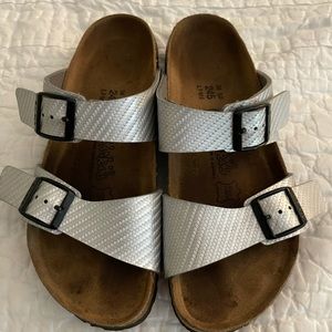 Silver Birkenstock’s